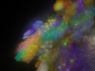 Imaginatory fractal background Image