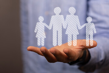 Family Protection And Care Concept