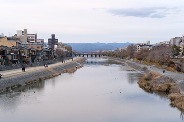 京都の鴨川