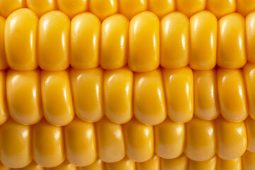 close up of corn ear