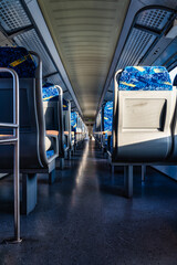 Großraumabteil eines Zuges