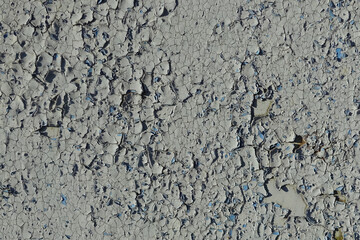 Texture of old cracked white paint