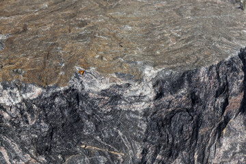 the structure of a real large stone