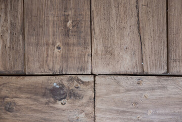 Obraz premium .wooden background from oak planks with expressive texture and natural pattern