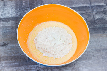 bowl of flour