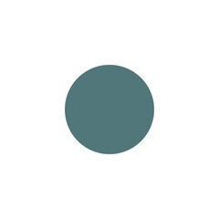 Circle icon. Round geometrical shape. Vector illustration isolate don white.