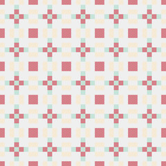 Abstract Cross Pattern Dots Logo generative computational art illustration