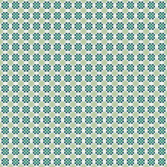 Abstract Cross Pattern Dots Logo generative computational art illustration