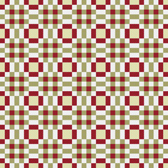 Fototapeta premium Abstract Cross Pattern Dots Logo generative computational art illustration