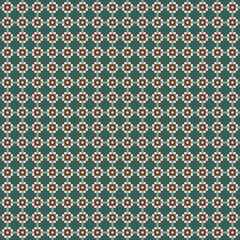 Abstract Cross Pattern Dots Logo generative computational art illustration