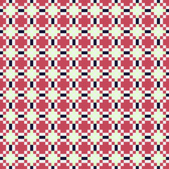 Fototapeta premium Abstract Cross Pattern Dots Logo generative computational art illustration