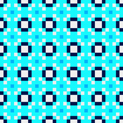 Abstract Cross Pattern Dots Logo generative computational art illustration