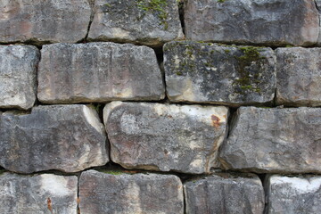Graues Mauerwerk