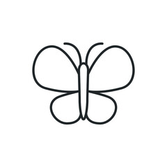 butterfly insect icon vector illustration