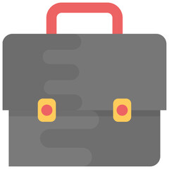 
Briefcase Vector Icon, equally be used for representation of school bag or teacher’s bag
