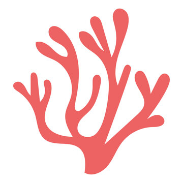 
A sea plant, flat vector icon design of a seaweed
