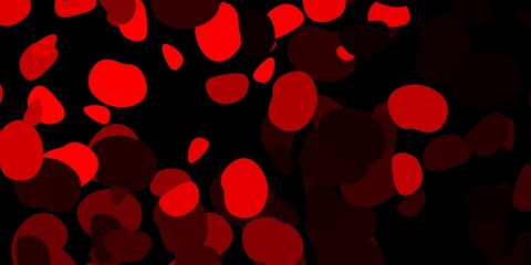 Dark red vector pattern with abstract shapes.