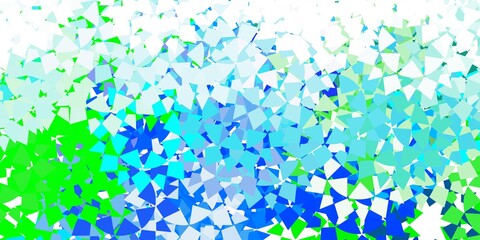 Light blue vector pattern with polygonal style.