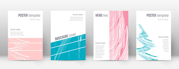 Fototapeta na wymiar Cover page design template. Geometric brochure lay