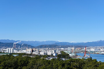 Fototapeta na wymiar 田子の浦からの景色
