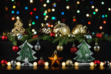 Christmas dark background