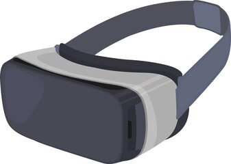 Vector illustration of virtual glasses emoticon