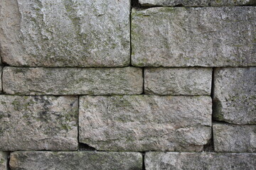 Graues Mauerwerk