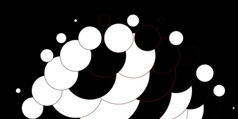 Light Red vector pattern with spheres.