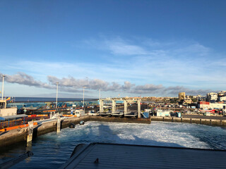 view of coastal city