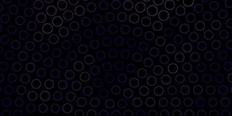Dark Purple vector background with spots.