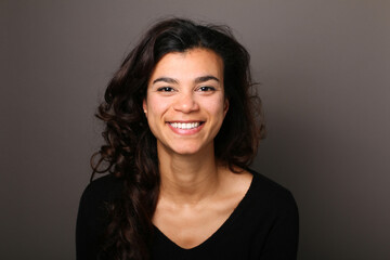 Portrait of a beautiful young woman