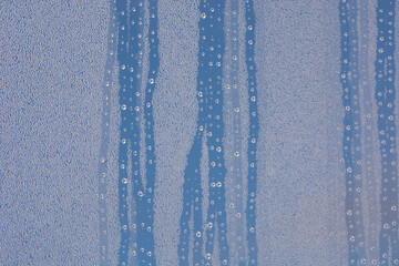 water drops on the window