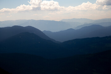 Fototapeta premium mountain layers landscape