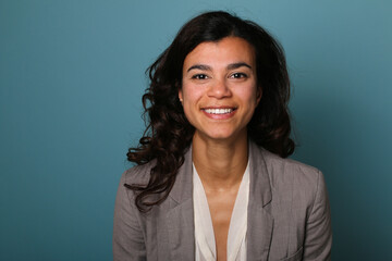 Portrait of a beautiful young woman