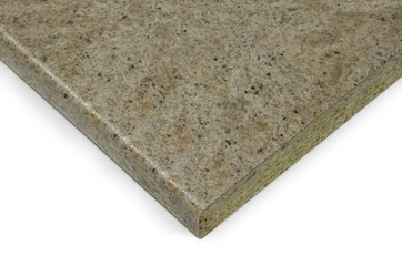 Kitchen worktop laminated board detail surface