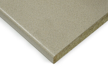 Kitchen worktop laminated board detail surface