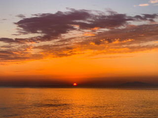 magnifique coucher de soleil 