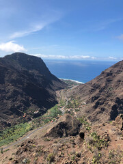 view of the mountains