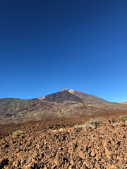 volcanic landscape in island