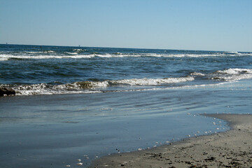 beach and waves