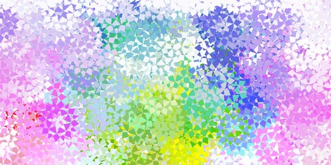 Light blue vector background with polygonal style.