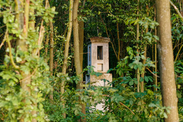Old monument in the cholera cemetery.
