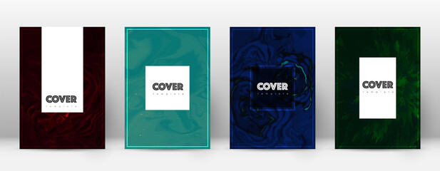 Abstract cover. Marvelous design template. Suminag
