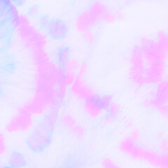 Pink Sea Organic. Pale Tie Dye Stripes. Dirty