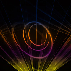 Fototapeta premium Laser background colormix (1:1)