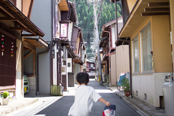 岐阜県 郡上八幡 古い町並み