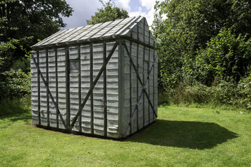 KINGS LYNN, UNITED KINGDOM - Aug 07, 2019: The impressive Houghton Hut by Rachel Whiterea