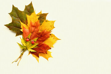 Background for autumn season or hello autumn theme.