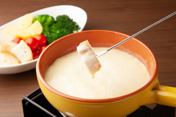 チーズフォンデュ