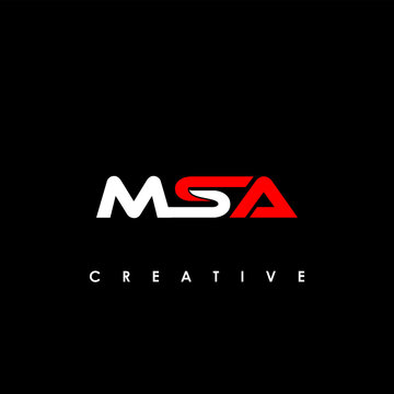 MSA Letter Initial Logo Design Template Vector Illustration	

